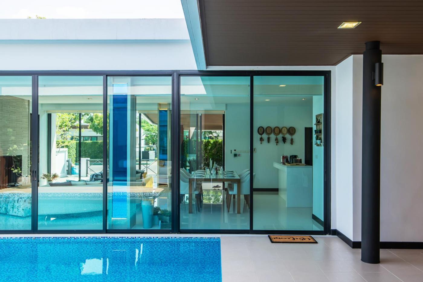 Movenpick Luxury Villa1Fl-Private Pool-Sha Certified Na Chom Thian Esterno foto
