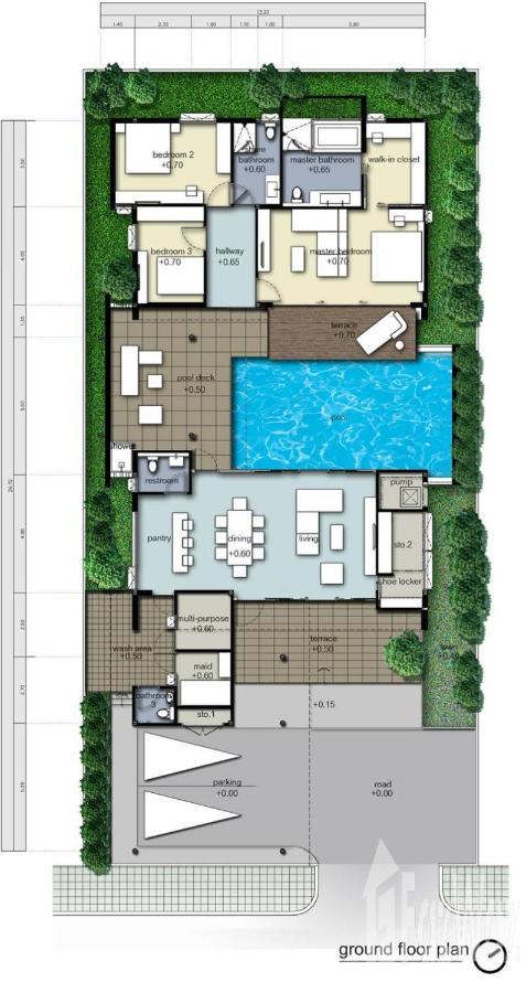 Movenpick Luxury Villa1Fl-Private Pool-Sha Certified Na Chom Thian Esterno foto